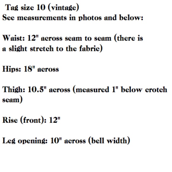 ❌sold❌70s Vintage Wrangler Big Bell Bottoms Flare - Picture 8 of 9